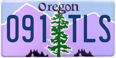 OR license plate 091TLS
