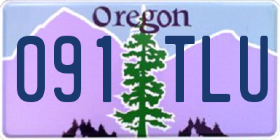 OR license plate 091TLU