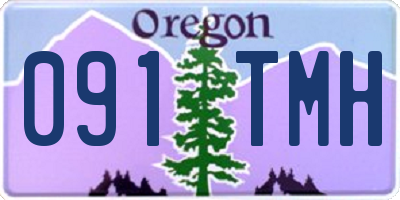 OR license plate 091TMH