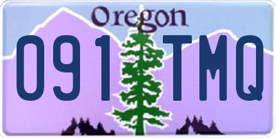 OR license plate 091TMQ