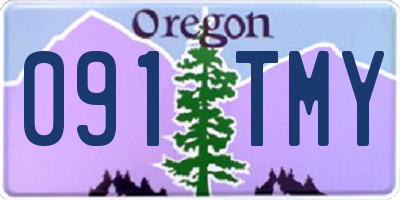 OR license plate 091TMY