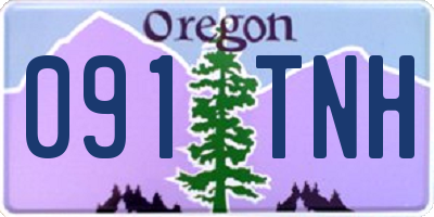 OR license plate 091TNH