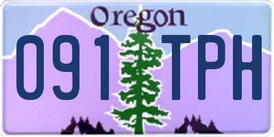 OR license plate 091TPH