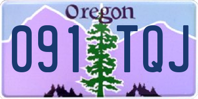 OR license plate 091TQJ