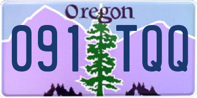 OR license plate 091TQQ