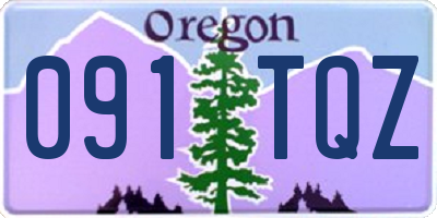 OR license plate 091TQZ
