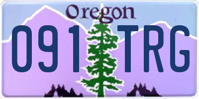 OR license plate 091TRG