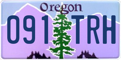 OR license plate 091TRH