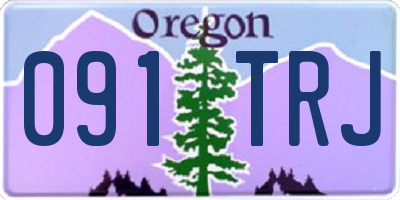 OR license plate 091TRJ