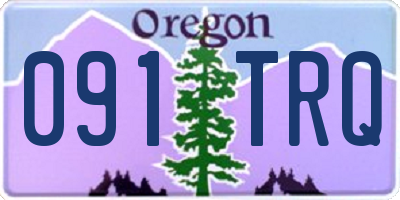 OR license plate 091TRQ