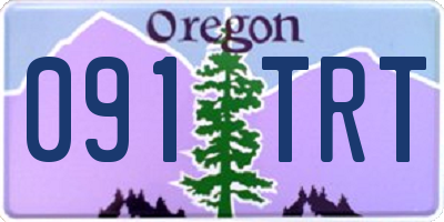 OR license plate 091TRT