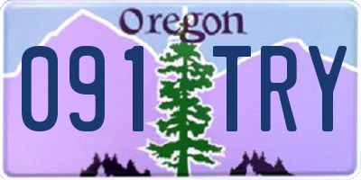OR license plate 091TRY