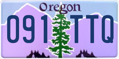 OR license plate 091TTQ