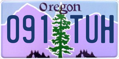 OR license plate 091TUH