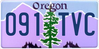 OR license plate 091TVC