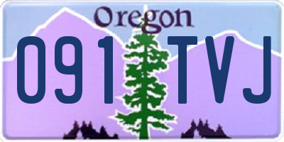 OR license plate 091TVJ