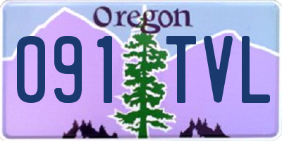 OR license plate 091TVL