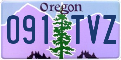 OR license plate 091TVZ