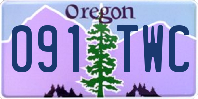 OR license plate 091TWC