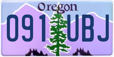 OR license plate 091UBJ