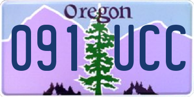 OR license plate 091UCC