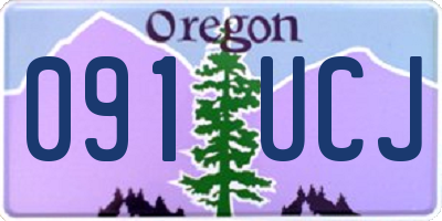 OR license plate 091UCJ