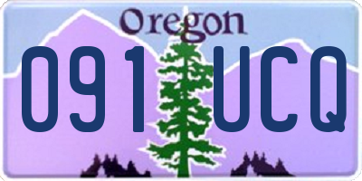 OR license plate 091UCQ