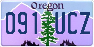OR license plate 091UCZ