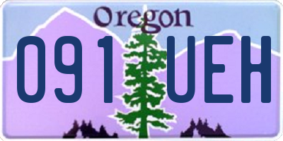 OR license plate 091UEH