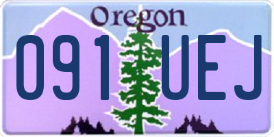 OR license plate 091UEJ