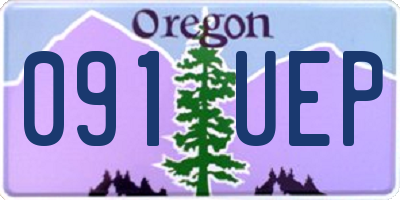 OR license plate 091UEP