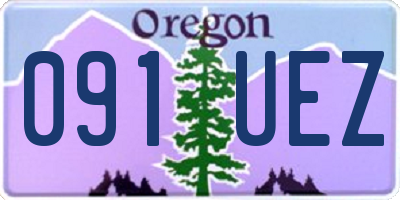 OR license plate 091UEZ