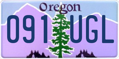 OR license plate 091UGL