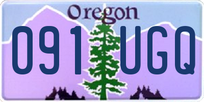 OR license plate 091UGQ