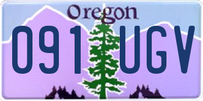 OR license plate 091UGV