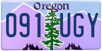 OR license plate 091UGY