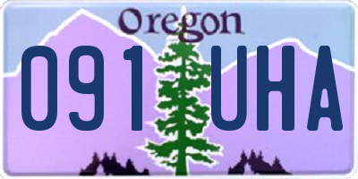 OR license plate 091UHA