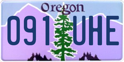 OR license plate 091UHE