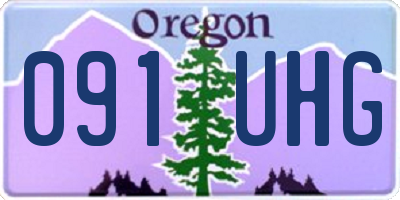 OR license plate 091UHG