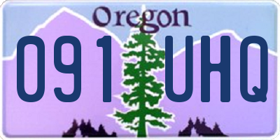 OR license plate 091UHQ