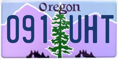 OR license plate 091UHT