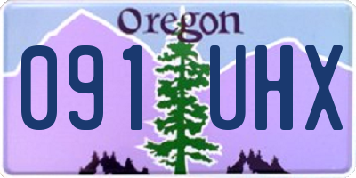 OR license plate 091UHX