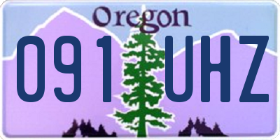 OR license plate 091UHZ
