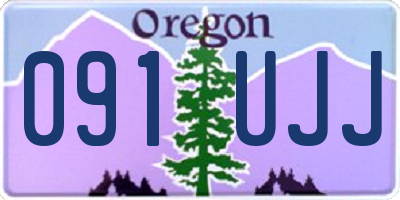 OR license plate 091UJJ