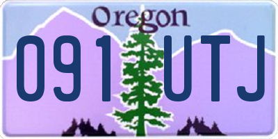 OR license plate 091UTJ