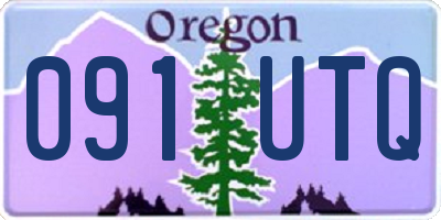 OR license plate 091UTQ