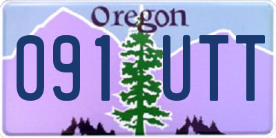 OR license plate 091UTT