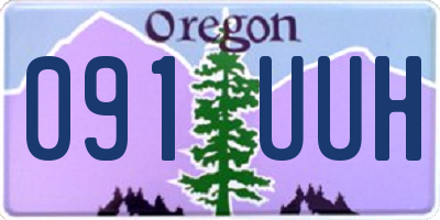 OR license plate 091UUH