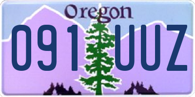 OR license plate 091UUZ