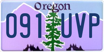 OR license plate 091UVP